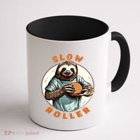 Funny Novelty Ten Pin Slow Roller Bowler Bowling Gift Coffee Mug thumb 1