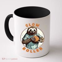Funny Novelty Ten Pin Slow Roller Bowler Bowling Gift Coffee Mug thumb 0