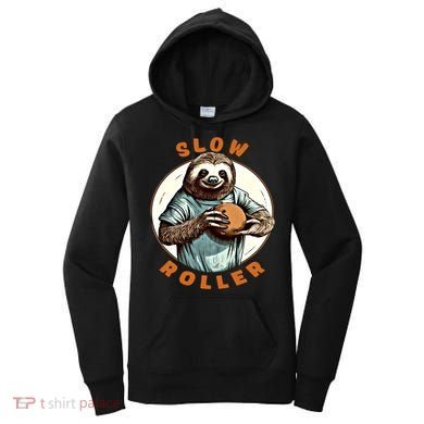 Funny Novelty Ten Pin Slow Roller Bowler Bowling Gift Women's Hoodie