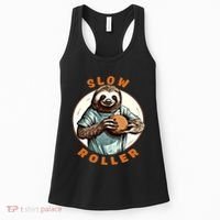 Funny Novelty Ten Pin Slow Roller Bowler Bowling Gift Women's Tank Top thumb 0