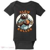 Funny Novelty Ten Pin Slow Roller Bowler Bowling Gift Baby Bodysuit thumb 0