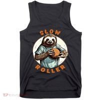 Funny Novelty Ten Pin Slow Roller Bowler Bowling Gift Tank Top thumb 0
