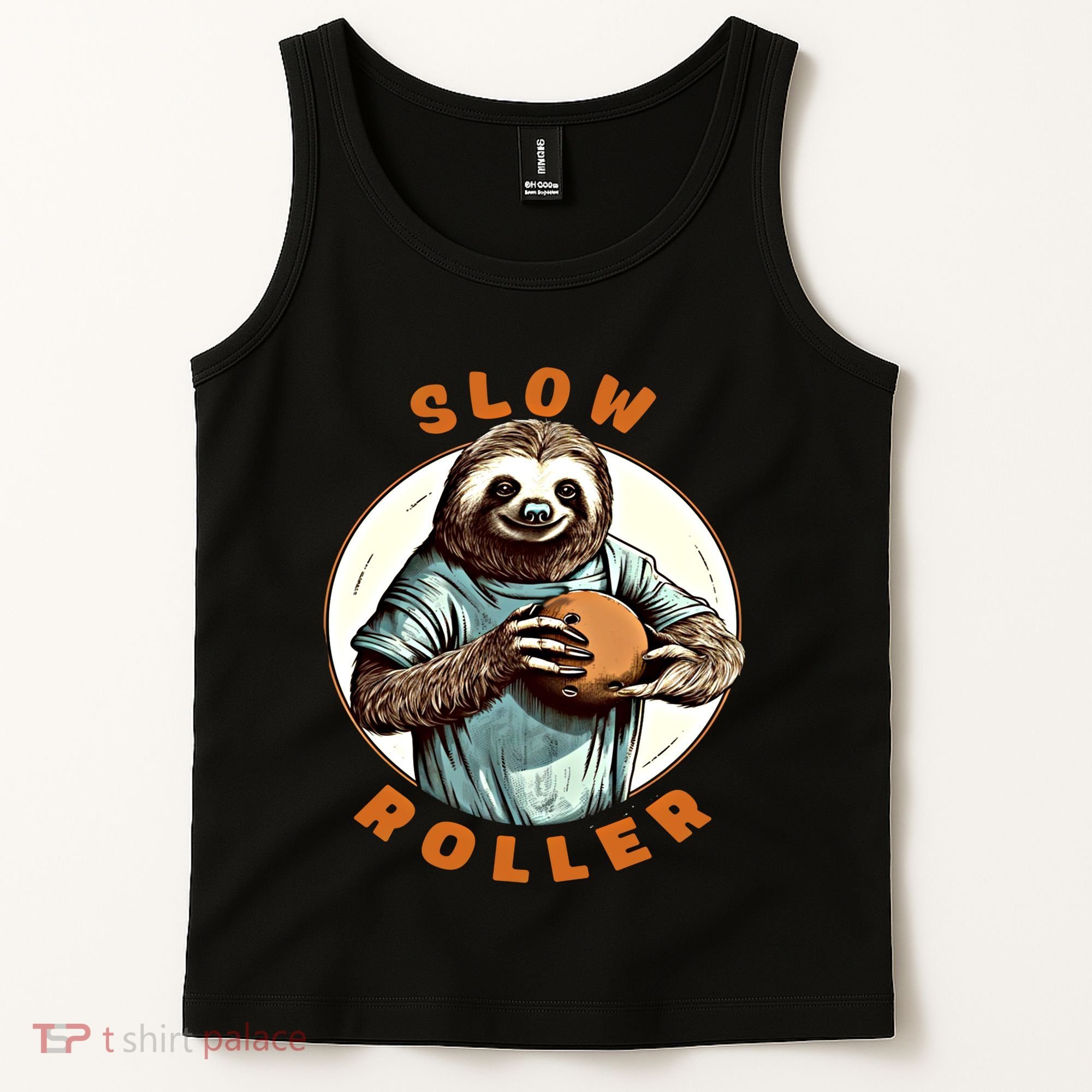 Funny Novelty Ten Pin Slow Roller Bowler Bowling Gift Tank Top