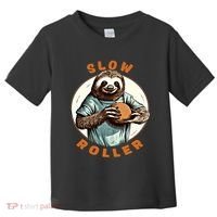 Funny Novelty Ten Pin Slow Roller Bowler Bowling Gift Toddler T-Shirt thumb 0