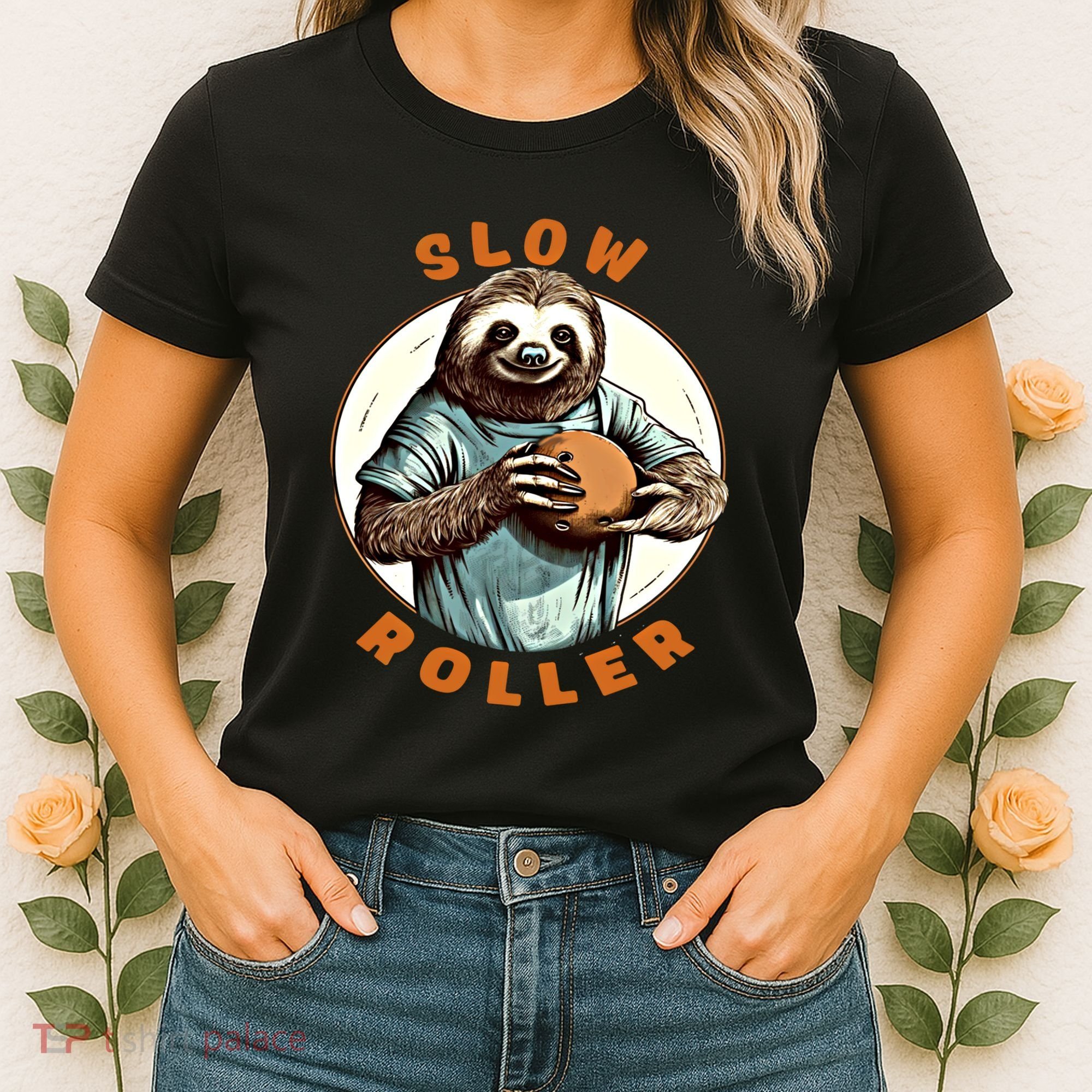 Funny Novelty Ten Pin Slow Roller Bowler Bowling Gift Women's T-Shirt