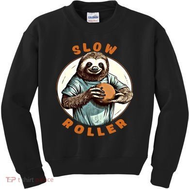 Funny Novelty Ten Pin Slow Roller Bowler Bowling Gift Kids Sweatshirt