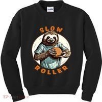 Funny Novelty Ten Pin Slow Roller Bowler Bowling Gift Kids Sweatshirt thumb 0