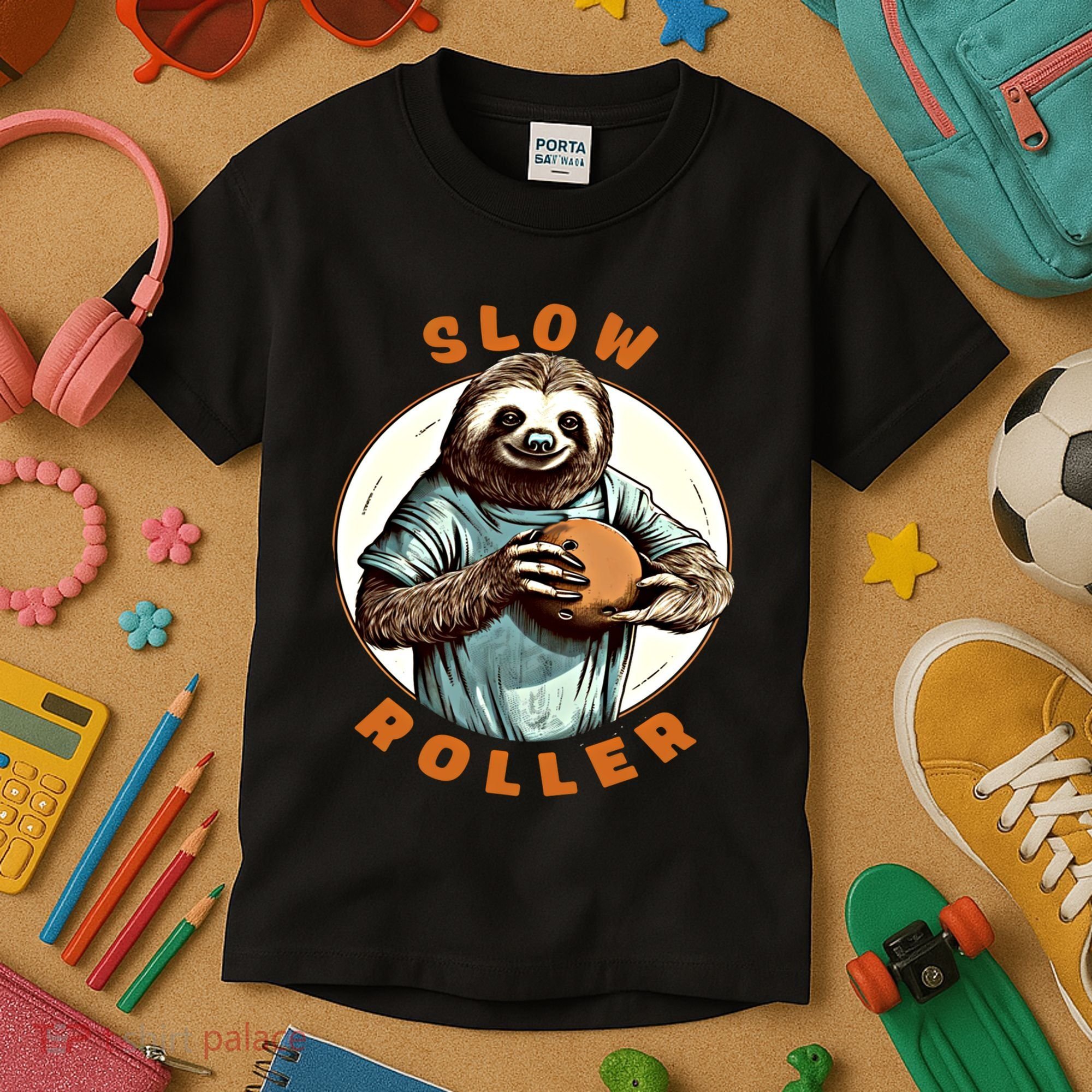 Funny Novelty Ten Pin Slow Roller Bowler Bowling Gift Kids T-Shirt