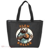 Funny Novelty Ten Pin Slow Roller Bowler Bowling Gift Tote Bag thumb 0