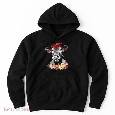 Funny Not Today Heifer Floral Farmer Cute Heifer Hoodie