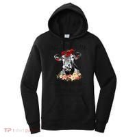Funny Not Today Heifer Floral Farmer Cute Heifer Women's Hoodie thumb 0