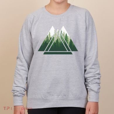 Forest Nature Triangle Minimalism Women's Sweatshirt
