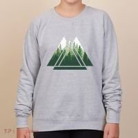 Forest Nature Triangle Minimalism Women's Sweatshirt thumb 0