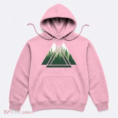 Forest Nature Triangle Minimalism Hoodie