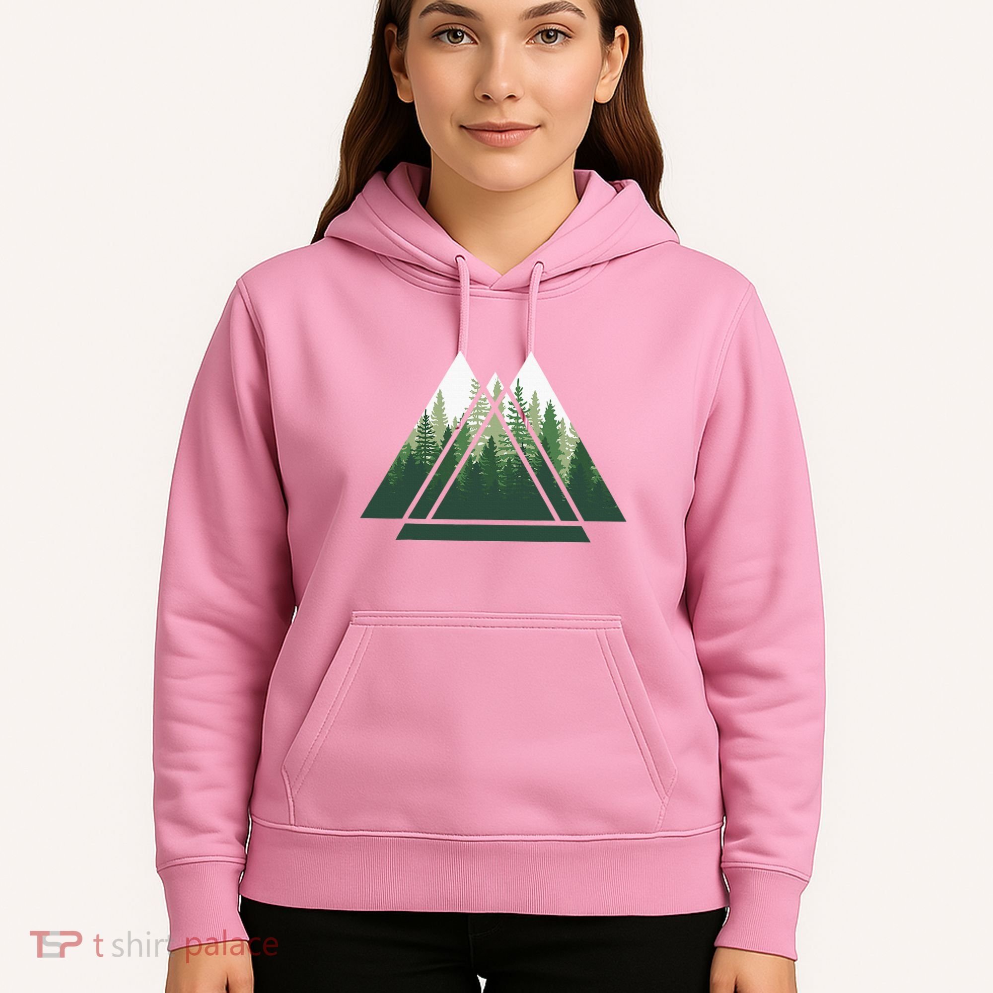 Forest Nature Triangle Minimalism Hoodie