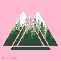 Forest Nature Triangle Minimalism Hoodie thumb 7