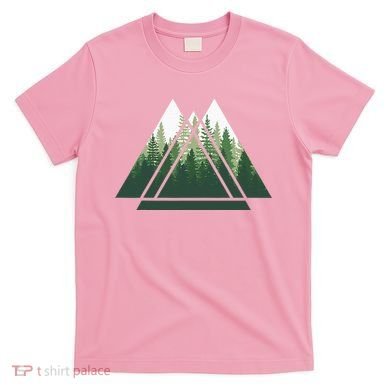 Forest Nature Triangle Minimalism T-Shirt