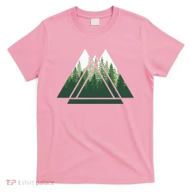 Forest Nature Triangle Minimalism T-Shirt