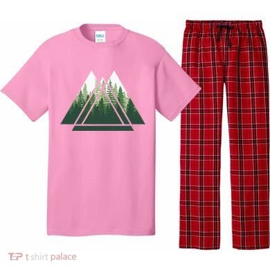 Forest Nature Triangle Minimalism Pajama Set