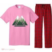 Forest Nature Triangle Minimalism Pajama Set thumb 0