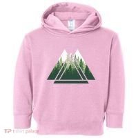 Forest Nature Triangle Minimalism Toddler Hoodie thumb 0