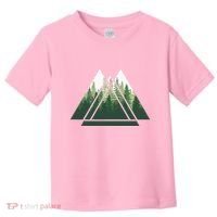 Forest Nature Triangle Minimalism Toddler T-Shirt thumb 0