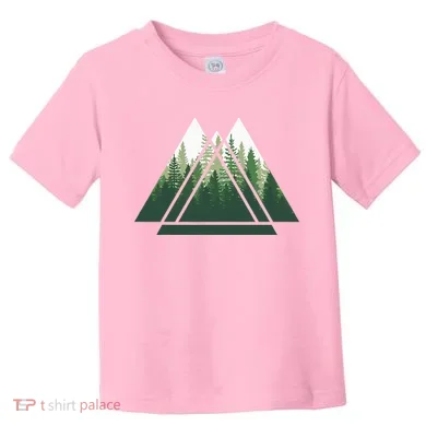 Forest Nature Triangle Minimalism Toddler T-Shirt