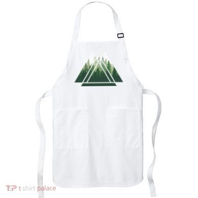 Forest Nature Triangle Minimalism Apron