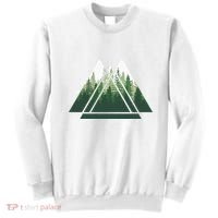 Forest Nature Triangle Minimalism Sweatshirt thumb 0