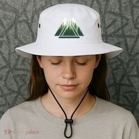 Forest Nature Triangle Minimalism Bucket Hat thumb 3