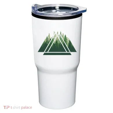Forest Nature Triangle Minimalism Tumbler