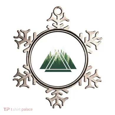 Forest Nature Triangle Minimalism Ornament