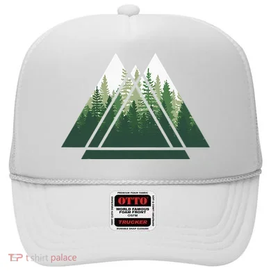 Forest Nature Triangle Minimalism Hat