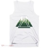 Forest Nature Triangle Minimalism Tank Top thumb 0
