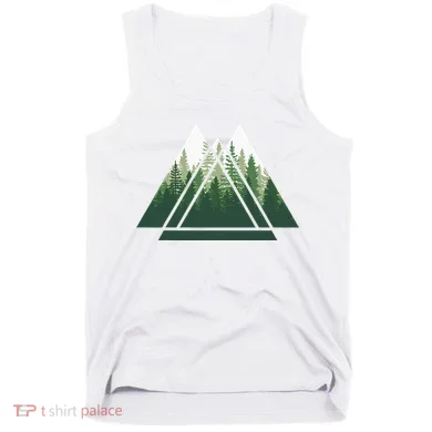 Forest Nature Triangle Minimalism Tank Top