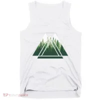 Forest Nature Triangle Minimalism Tank Top thumb 0
