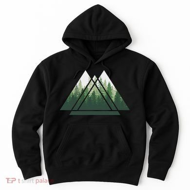 Forest Nature Triangle Minimalism Hoodie