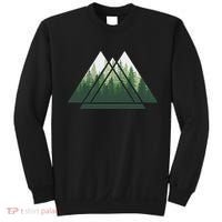 Forest Nature Triangle Minimalism Sweatshirt thumb 0