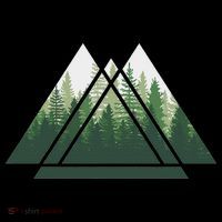 Forest Nature Triangle Minimalism Sweatshirt thumb 3