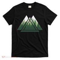 Forest Nature Triangle Minimalism T-Shirt thumb 0