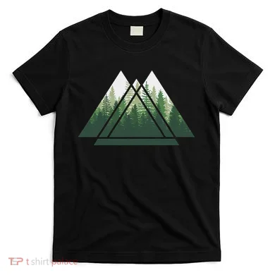 Forest Nature Triangle Minimalism T-Shirt