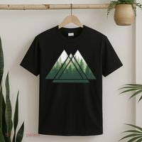 Forest Nature Triangle Minimalism T-Shirt thumb 2