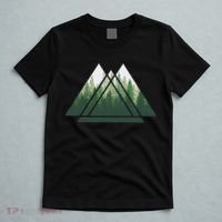 Forest Nature Triangle Minimalism T-Shirt thumb 5