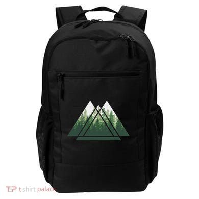 Forest Nature Triangle Minimalism Backpack