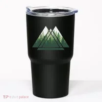 Forest Nature Triangle Minimalism Tumbler thumb 0