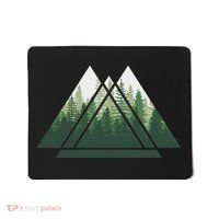 Forest Nature Triangle Minimalism Mousepad thumb 0