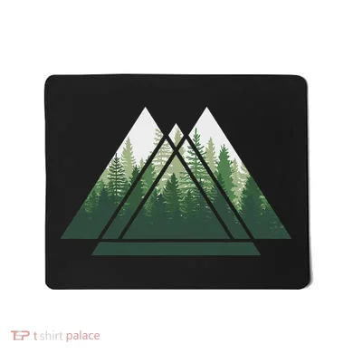Forest Nature Triangle Minimalism Mousepad
