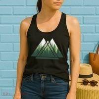 Forest Nature Triangle Minimalism Women's Tank Top thumb 2