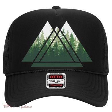 Forest Nature Triangle Minimalism Hat
