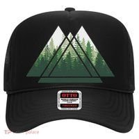 Forest Nature Triangle Minimalism Hat thumb 0